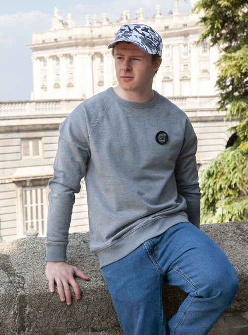 Sudadera cuello redondo