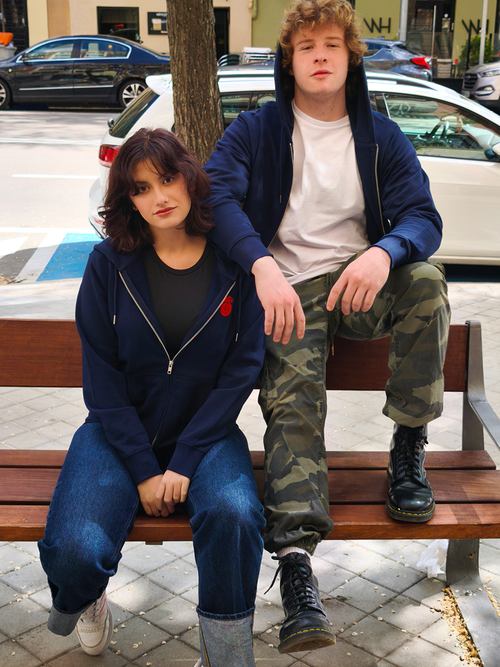 Sudadera con cremallera