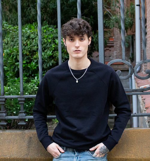 Sudadera cuello redondo