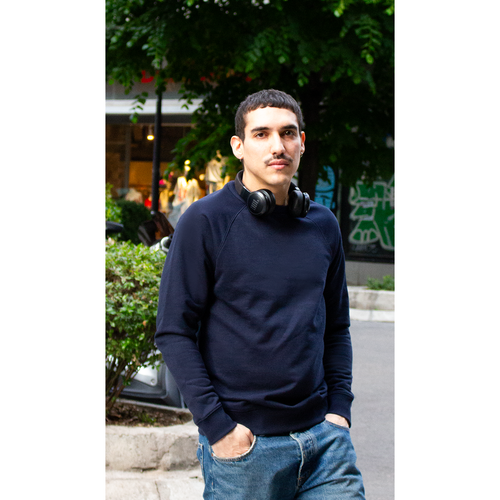 Sudadera cuello redondo