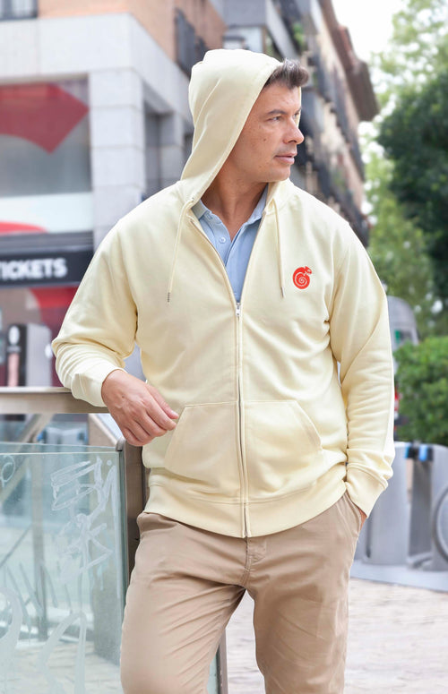 SUDADERA CON CREMALLERA