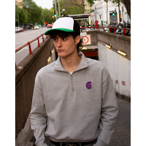 Sudadera Media Cremallera